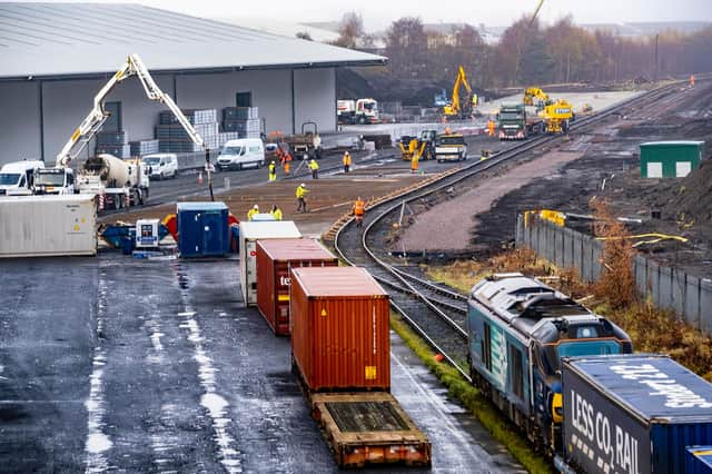 The expansion move will scale up and modernise the Port of Grangemouth's current rail capacity to create an extended dual rail siding of 775 metres – currently 200 metres – capable of handling the longest freight trains on the UK network. Picture: Peter Devlin