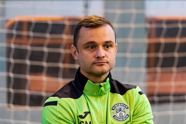 Hibs manager Shaun Maloney.