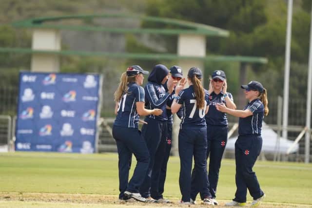 Scotland continued their fine form with a win over Germany. Pic: Tom Sole