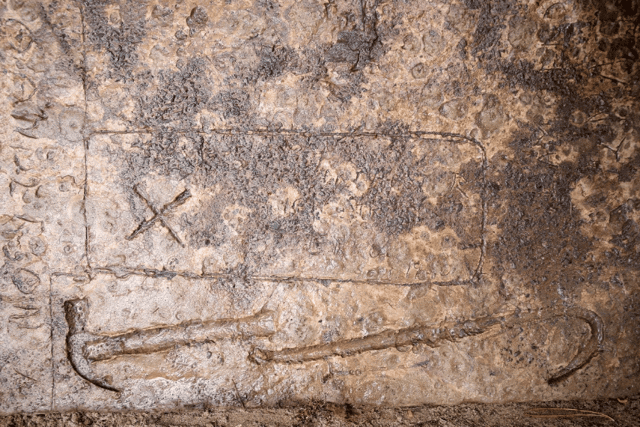 Graffiti found during research into World War II defences at Tentsmuir Forest (Pic: Tom Dawson/University of St Andrews )
