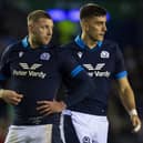 Scotland duo Finn Russell (left) and Cameron Redpath will team up at Bath next season. (Photo by Ross MacDonald / SNS Group)