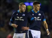 Scotland duo Finn Russell (left) and Cameron Redpath will team up at Bath next season. (Photo by Ross MacDonald / SNS Group)