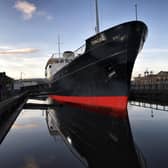 A former support vessel for the Northern Lighthouse Board, the Clyde-built Fingal was repurposed as a luxury floating hotel. Berthed in Leith in 2019, it is this year’s AA Scottish Hotel of the Year. Pic: Fiona Laing