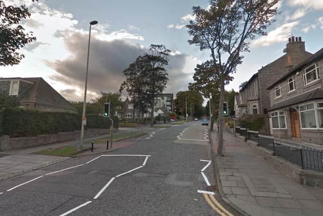 The girl was on Mid Stocket Road, near to Raeden Park Road, Aberdeen around 11.20am on Saturday, 16 May, when police said she was approached by a small black car.