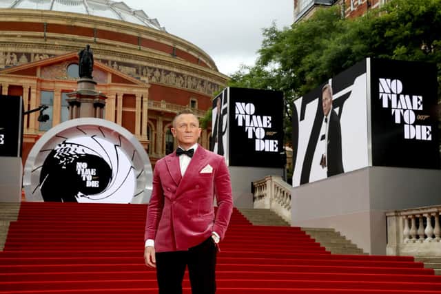 Daniel Craig attends the world premiere of No Time To Die at the Royal Albert Hall. Picture: Tristan Fewings/Getty Images for EON Productions, Metro-Goldwyn-Mayer Studios, and Universal Pictures