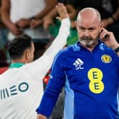 Scotland head coach Steve Clarke at full time after the Nations League defeat to Portugal in Lisbon. (Photo by Craig Williamson / SNS Group)