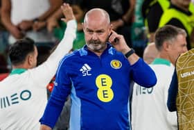 Scotland head coach Steve Clarke at full time after the Nations League defeat to Portugal in Lisbon. (Photo by Craig Williamson / SNS Group)