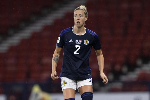 Her outstanding opening goal will take the headlines but her defending was top notch as she showed why she is one of the first names on Scotland's team sheet.