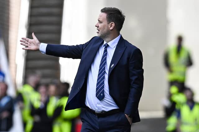 Michael Beale knows the pressure is always on at Rangers.