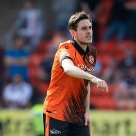 Dundee United full-back Liam Smith made his return from injury as a substitute in the 0-0 draw against Dundee at Dens Park on Tuesday. (Photo by Craig Foy / SNS Group)