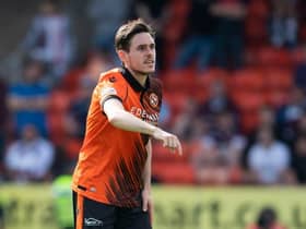Dundee United full-back Liam Smith made his return from injury as a substitute in the 0-0 draw against Dundee at Dens Park on Tuesday. (Photo by Craig Foy / SNS Group)