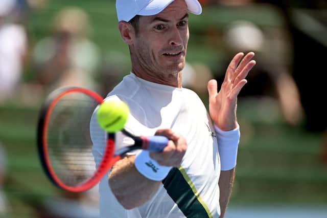 Andy Murray takes on Matteo Berrettini in the first round of the Australian Open.