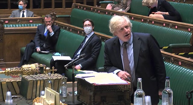 Prime Minister Boris Johnson spoke at the Scottish Conservative party conference