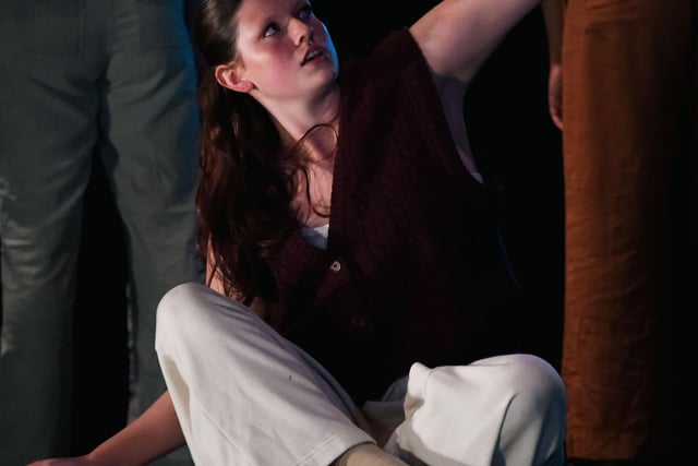 University of Alabama junior, Kenzie Greer, exploring the concept of time through contemporary dance.