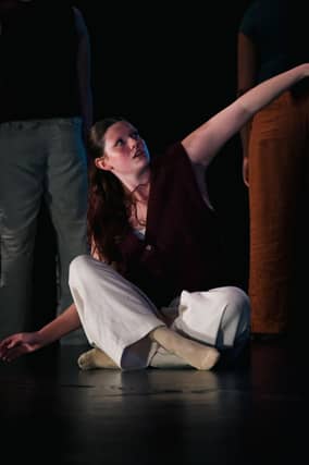 University of Alabama junior, Kenzie Greer, exploring the concept of time through contemporary dance.