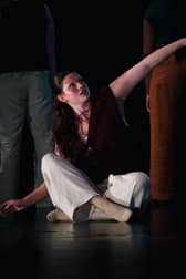 University of Alabama junior, Kenzie Greer, exploring the concept of time through contemporary dance.