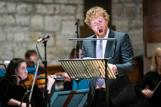Joshua Ellicott & the BBC Scottish Symphony Orchestra PIC: Robin Mitchell