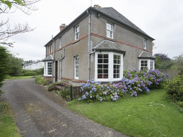 Attractive four-bedroom manse built in 1890 and set within generous garden grounds in the peaceful village of Stanley, only 7 miles from Perth. Offers Over £335,000.