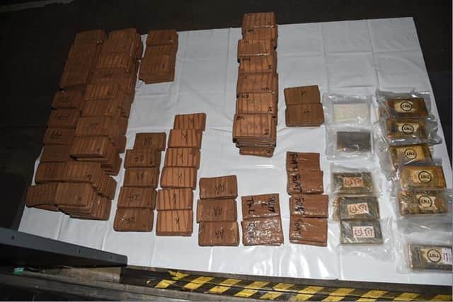 Almost a quarter of a tonne of cocaine was seized from a bus in September 2020