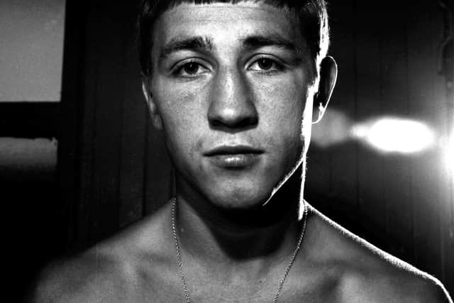 Boxer Ken Buchanan, who is widely considered as Scotland's greatest fighter, has died aged 77. He is pictured here in 1965.