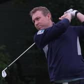 Seven years after getting a job as a sales person in the building trade, Graeme Robertson has now turned professional. He was playing in the Leven Links Classic on the Tartan Pro Tour this week. Picture: Tartan Pro Tour