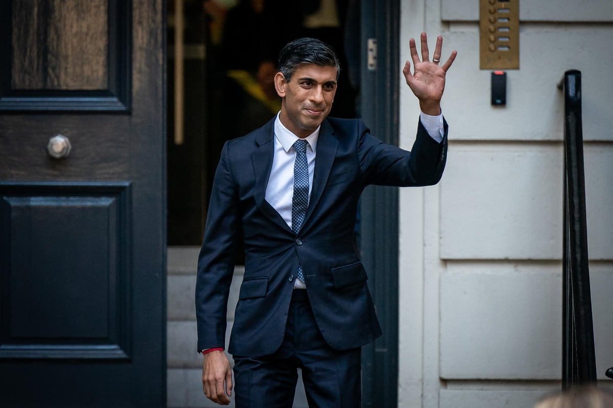 Key times and details as Rishi Sunak to become prime minister as Liz Truss leaves Downing Street