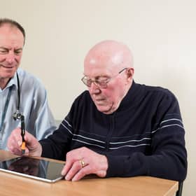 The firm's NeuroMotor Pen captures and analyses limb and hand movements. Picture: The Bigger Picture Agency.