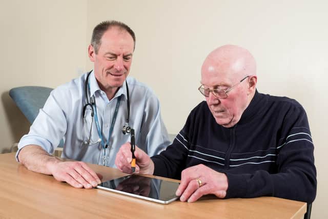 The firm's NeuroMotor Pen captures and analyses limb and hand movements. Picture: The Bigger Picture Agency.
