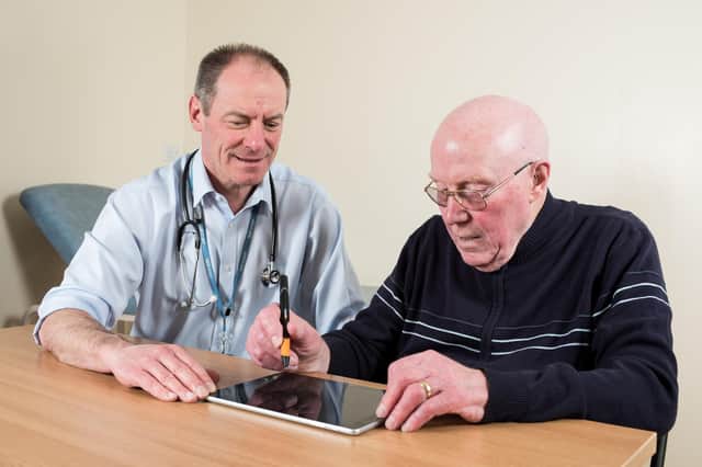 The firm's NeuroMotor Pen captures and analyses limb and hand movements. Picture: The Bigger Picture Agency.