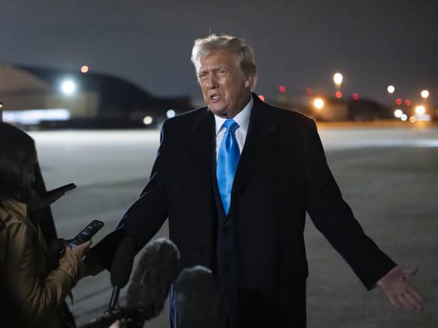 US President Donald Trump has been accused of calling for ethnic cleansing