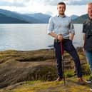 Steven Lindsay with his father George. The pair established Lindsay’s Highland Tours in early 2019.