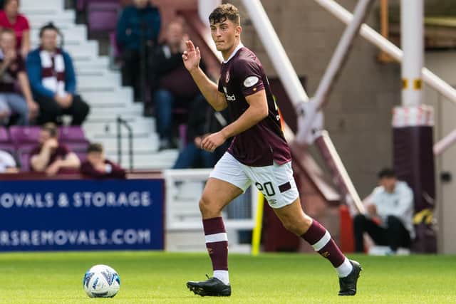 Lewis Neilson produced a man of the match performance on his first start for Hearts in the 3-2 win over St Johnstone on Sunday. (Photo by Ross Parker / SNS Group)