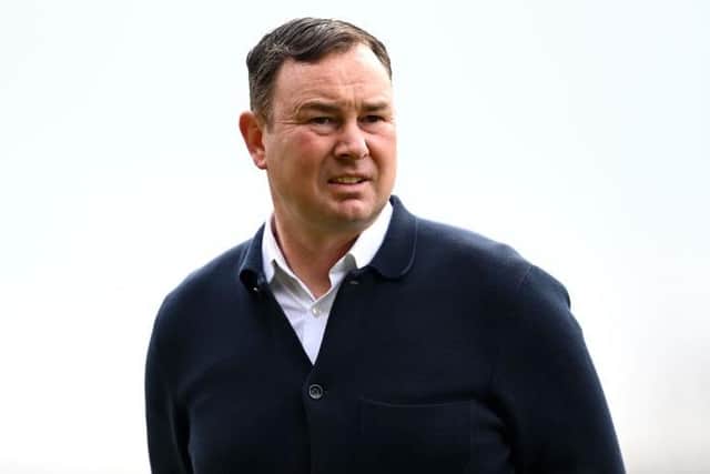 Morecambe manager Derek Adams. Photo: Gareth Copley/Getty Images