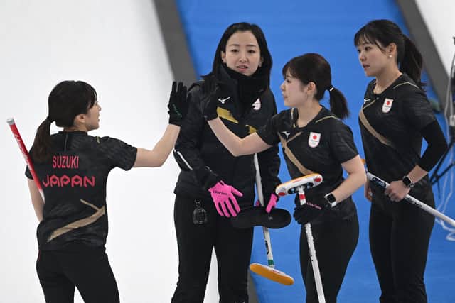 Japan's Yumi Suzuki, Satsuki Fujisawa, Yurika Yoshida and Chinami Yoshida were overpowered by the Brits.