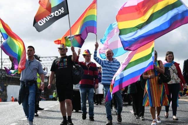 Glasgow Pride march in 2019 picture: John Devlin