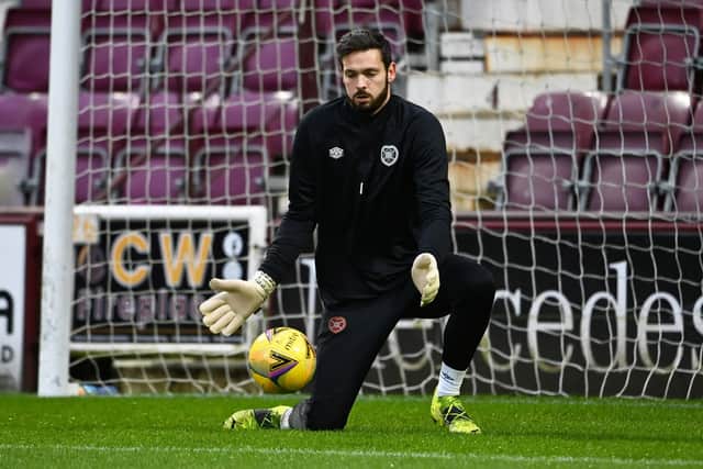 Hearts goalkeeper Craig Gordon.