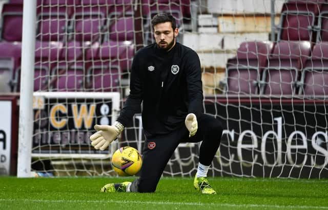 Hearts goalkeeper Craig Gordon.