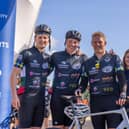 (left to right) Hamish Weir, Dylan Moody, Lewis Moody, Annie Moody, and Kathy Weir.