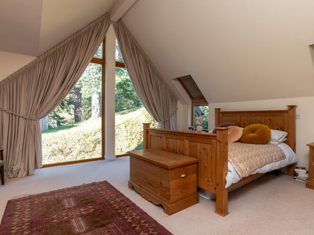 Exterior: The property’s grounds extend to just under two acres, sat in an elevated position, and comprise a mixture of lawns and woodlands.
Contact: Galbraith