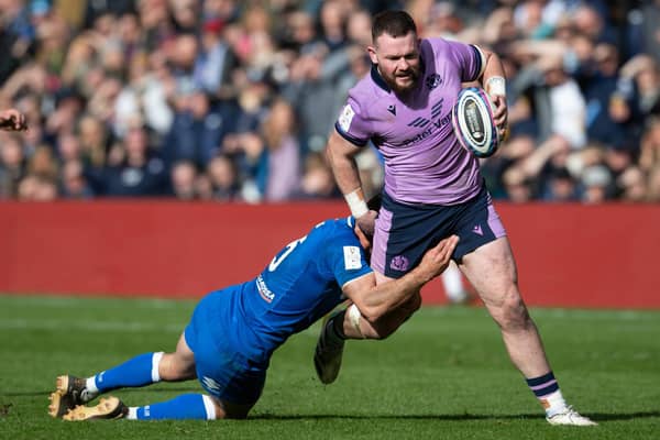 Ewan Ashman played in Scotland's Six Nations win over Italy.  (Photo by Ross Parker / SNS Group)