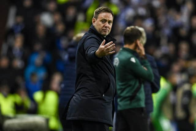 Rangers manager Michael Beale during the win over Real Betis.