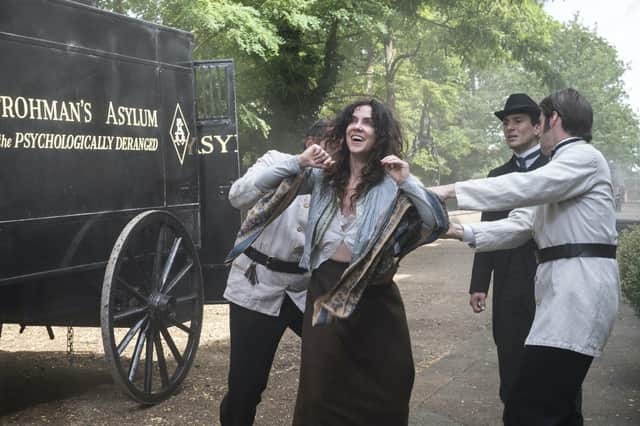Amy Manson as Maladie, a woman who emerges from a Victorian asylum bent on revenge.