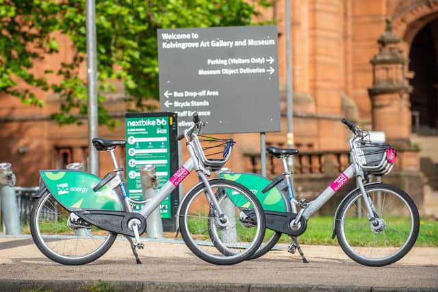 Hire bikes have been available at dozens of locations across Glasgow since 2014 (Picture: Sandy Young/PinPep)