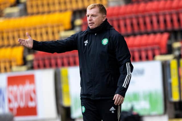 Celtic manager Neil Lennon during a Ladbrokes Premiership match between St Johnstone and Celtic at McDiarmid Park on October 04 (Photo by Craig Williamson / SNS Group)
