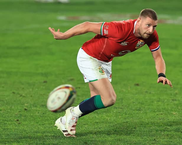 JOHANNESBURG, SOUTH AFRICA - JULY 03:  Finn Russell of the British and Irish Lions looks on during the Sigma Lions v British & Irish Lions tour match at Emirates Airline Park on July 03, 2021 in Johannesburg, South Africa. (Photo by David Rogers/Getty Images)
