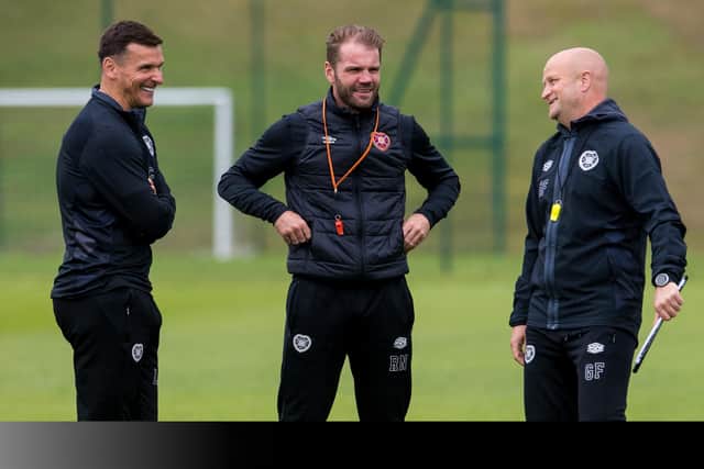 Lee McCulloch and Gordon Forrest are key parts of Neilson's backroom staff.  (Photo by Ross Parker / SNS Group)