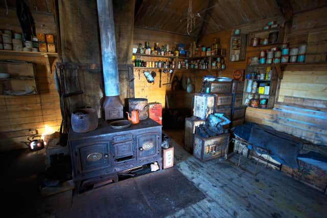 Shackleton's Nimrod Hut at Cape Royds Ross Island. Pic: PA Photo/Alamy.