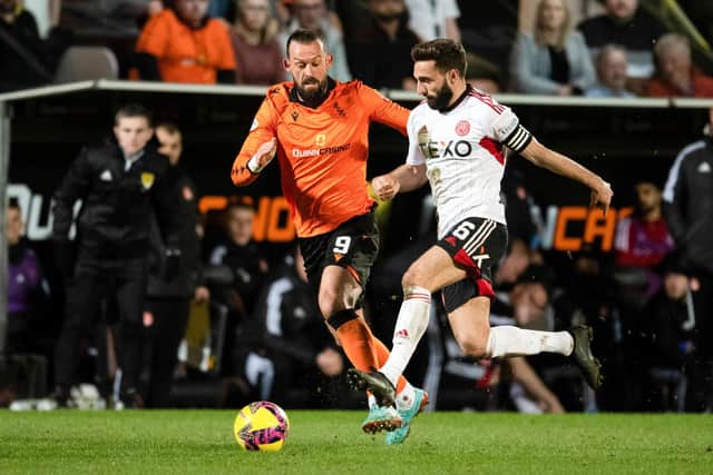 Shinnie added bite to Aberdeen's midfield against Dundee United.