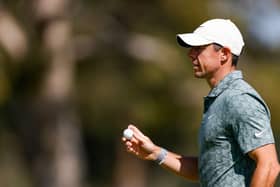 Rory McIlroy during the final round of The Genesis Invitational at Riviera Country Club in Los Angeles on Sunday. Picture: Michael Owens/Getty Images.
