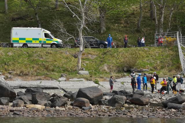 Kyle of Lochalsh: RNLI team up with Coastguard helicopter to rescue fallen woman who fell on rocks along the Scottish coastline